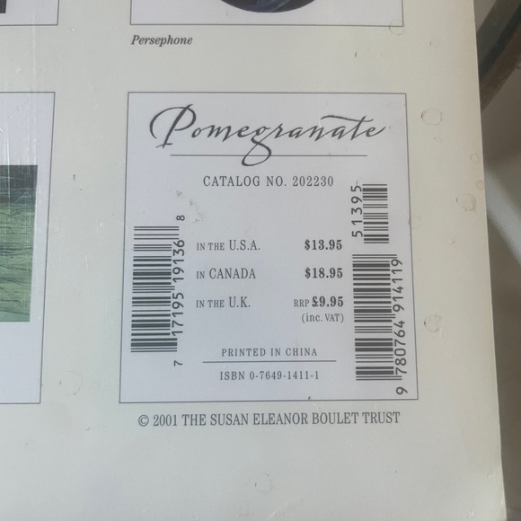 Goddesses 2002 Calendar Sealed Susan Seddon Boulet Psibyjngs 12 by 12 - Picture 9 of 12